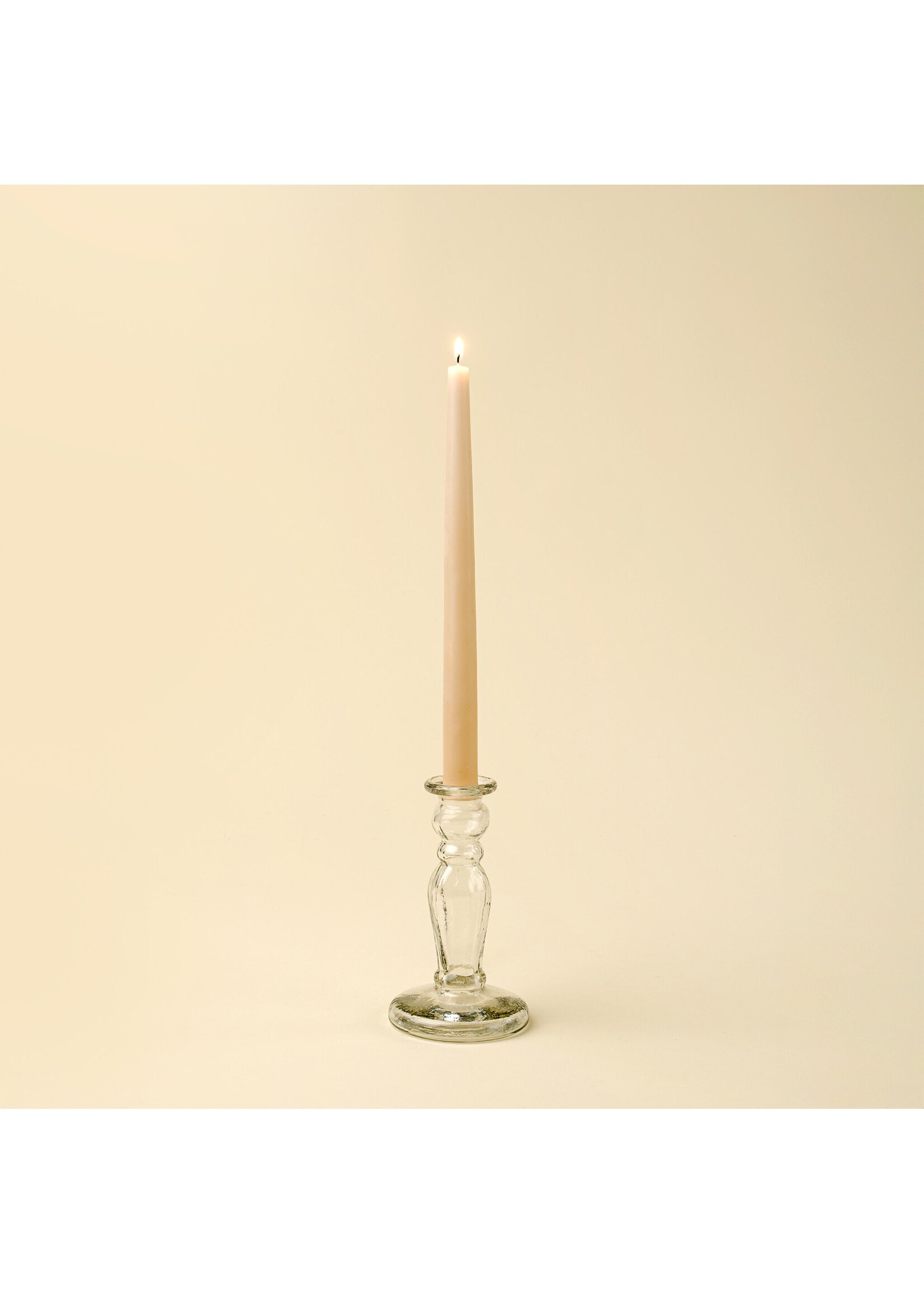 Indaba Vero Glass Candlestick S Clear
