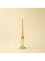 Indaba Vero Glass Candlestick S Green