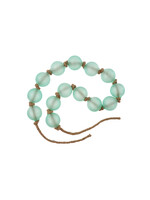 Indaba Beach Glass Beads - Aqua