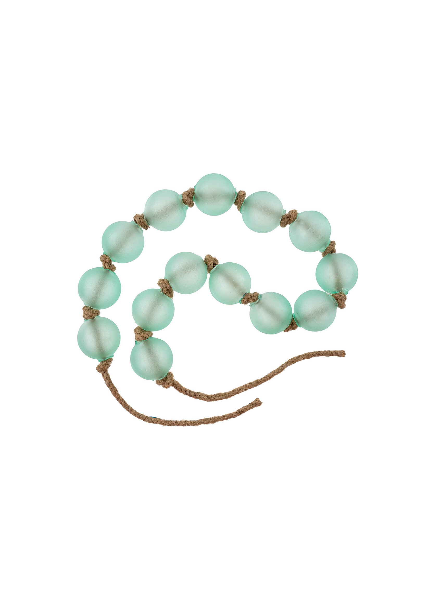 Indaba Beach Glass Beads - Aqua