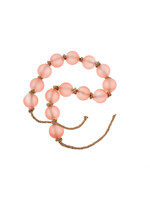 Indaba Beach Glass Beads - Pink