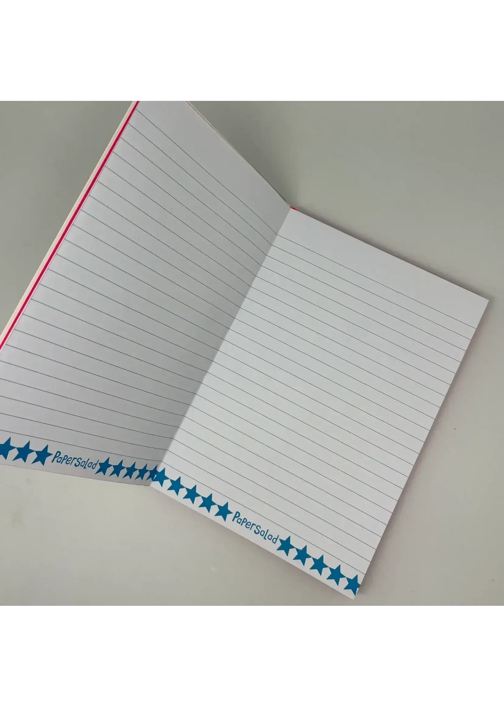 The Great British Card CO Paper Salad A5 Notebook Hearts Bright