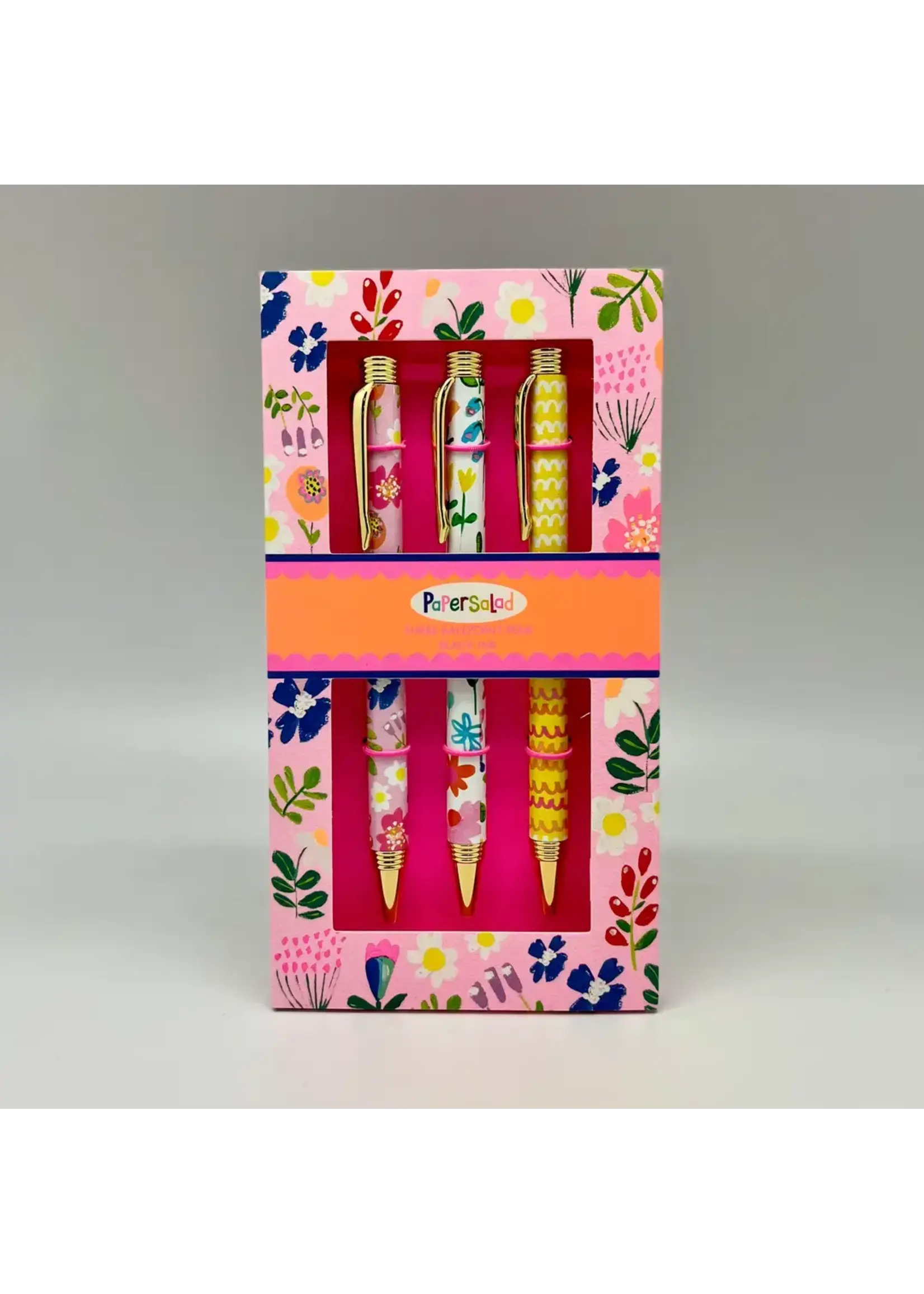 The Great British Card CO Paper Salad Pen Set Flowers