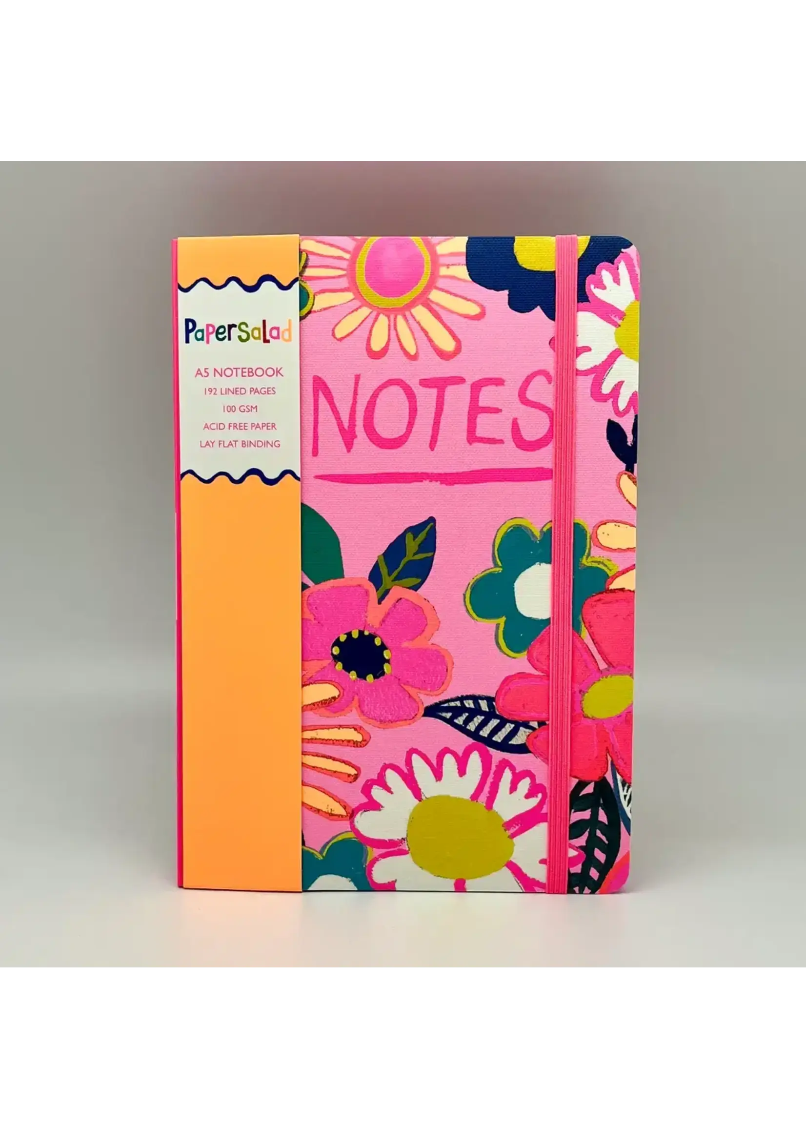 The Great British Card CO Paper Salad A5 Notebook Flowers