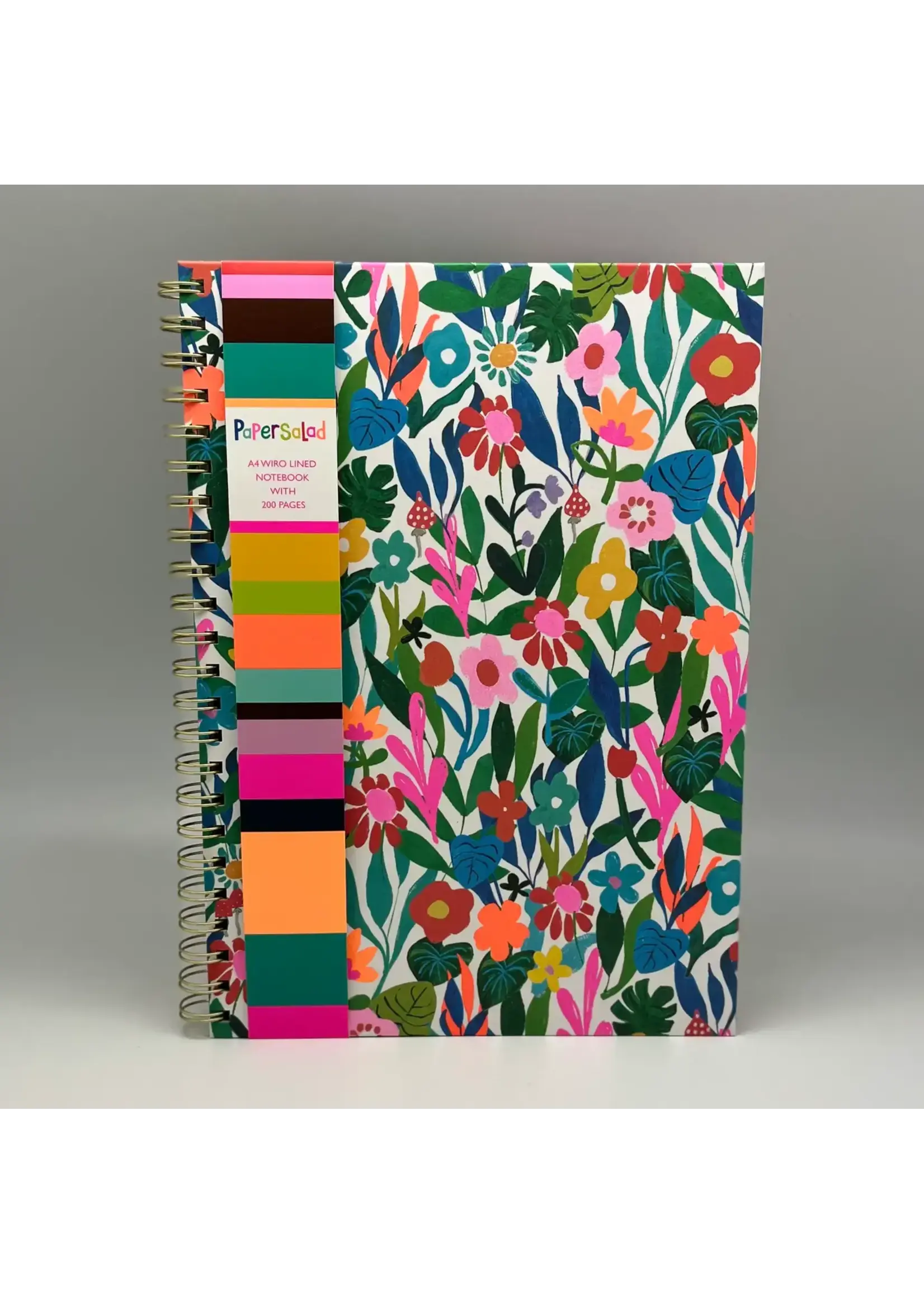 The Great British Card CO Paper Salad A4 Wired Notebook