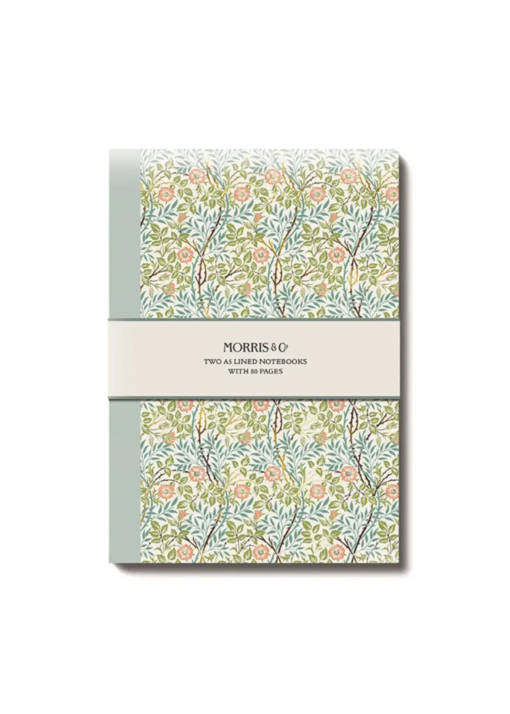 The Great British Card CO William Morris s/2 Helena Peach Notebook