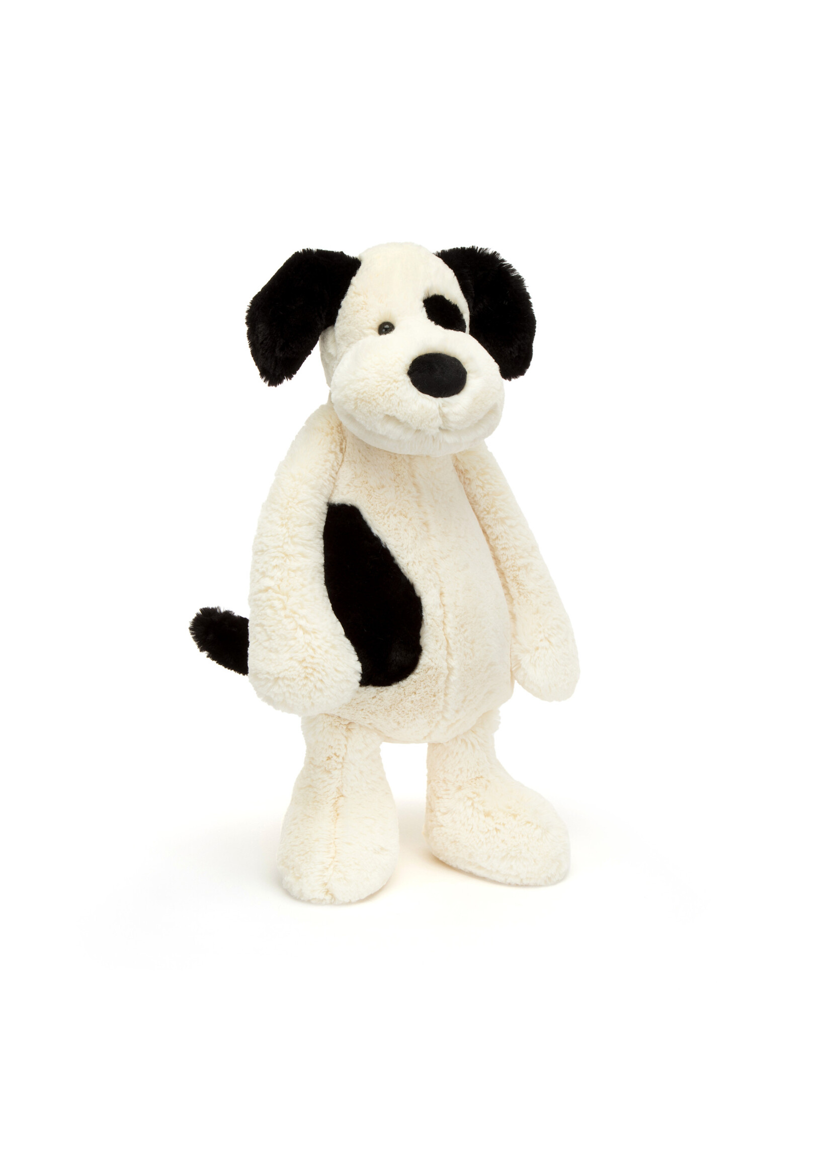 Jellycat Bashful Rufferty Black & Cream Puppy Original (Medium)