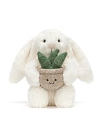 jellycat Cream Bunny with Plant