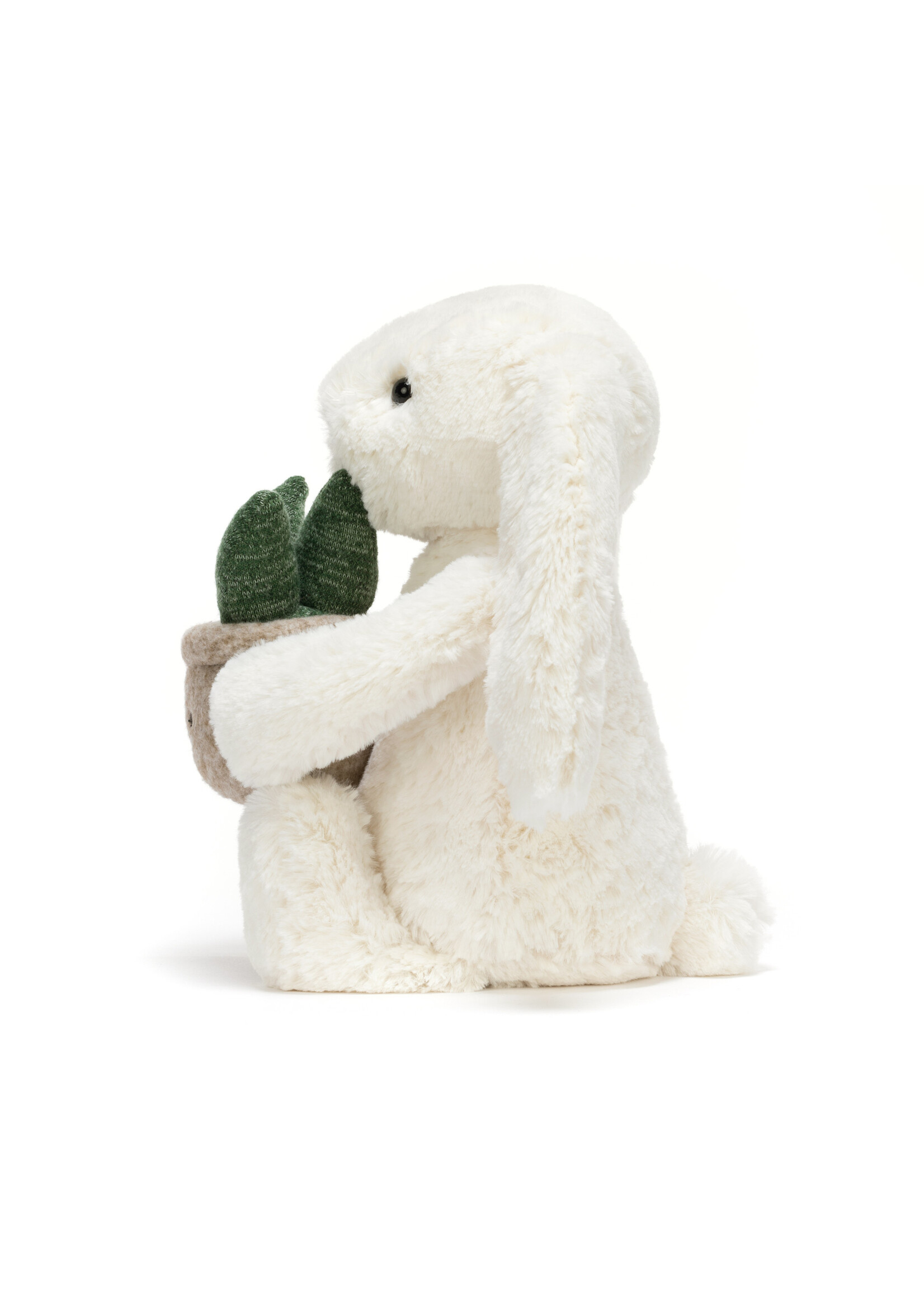 jellycat Cream Bunny with Plant