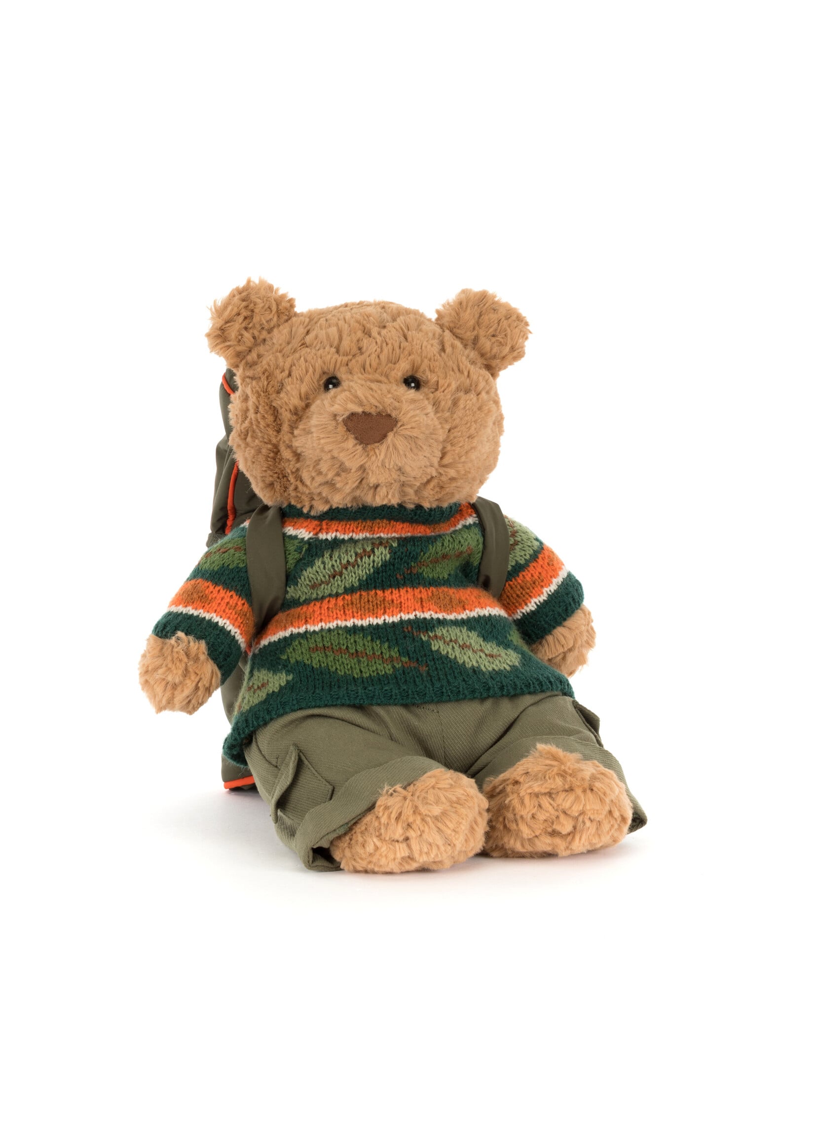jellycat Bartholomew Bear Hiking Outfit