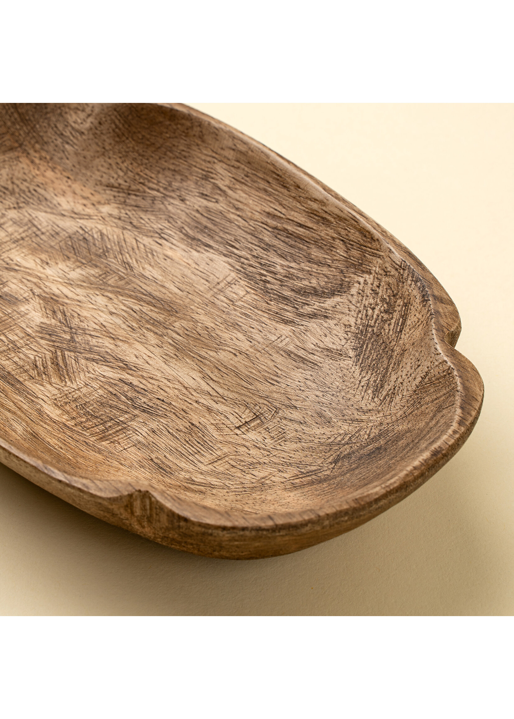 Indaba Spade Carved Dish, Oval