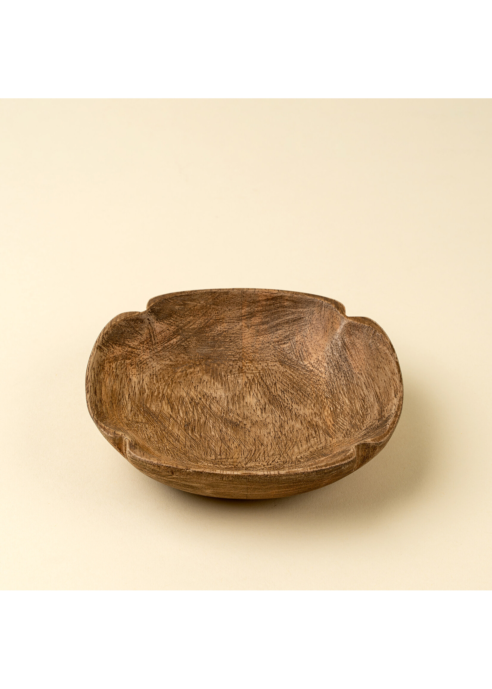 Indaba Spade Carved Dish, Round