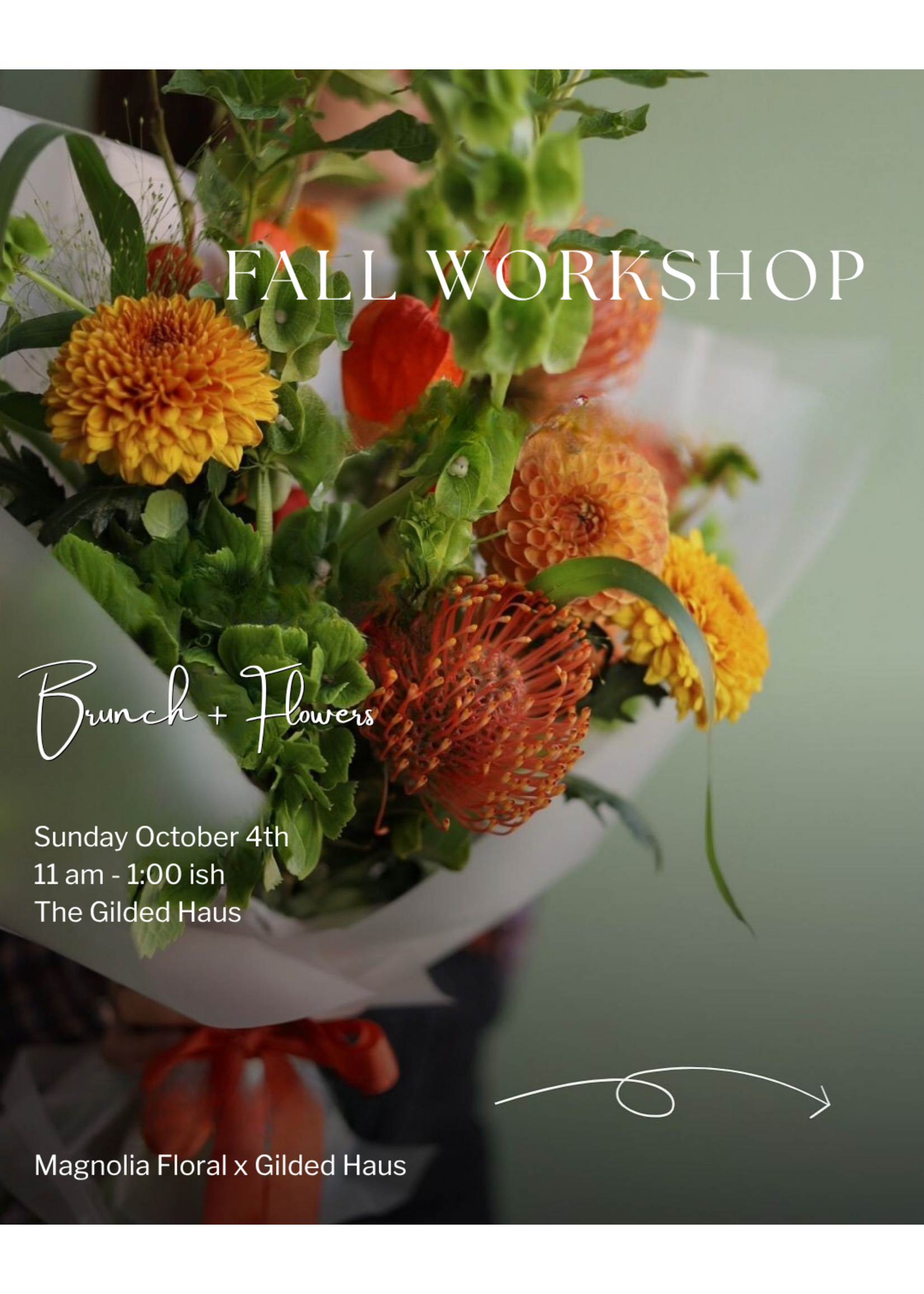 Fall Pumpkin Floral Workshop