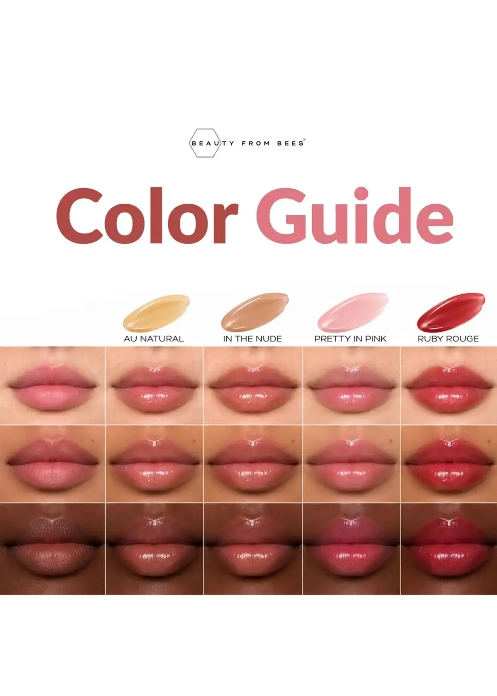 Beauty From Bees Lip Serum - Ruby Rouge