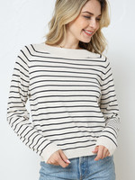 Cozy Co. Pin Striped Knit Sweater