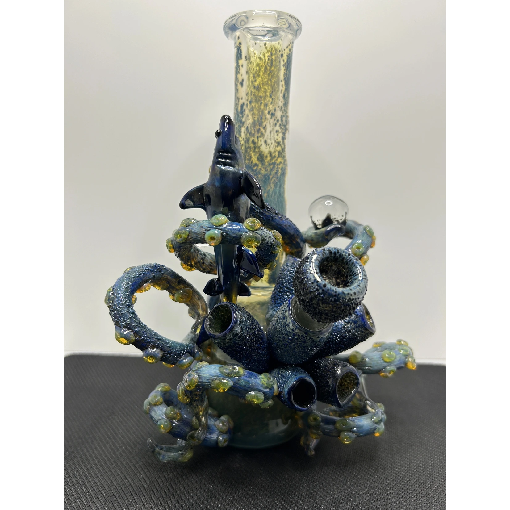 Arehart's Glass Blue Reef Water Pipe