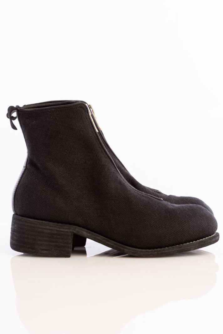 Guidi zip-up leather boots - Black