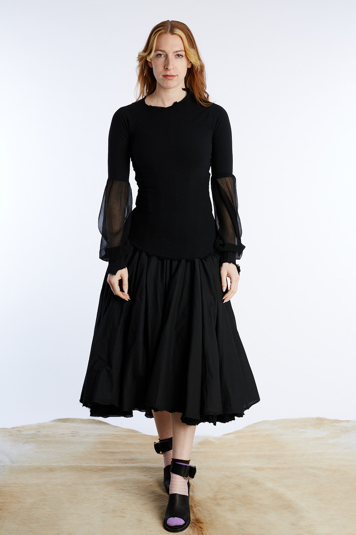 Marc le Bihan Jupe 2505 Full Cotton Skirt