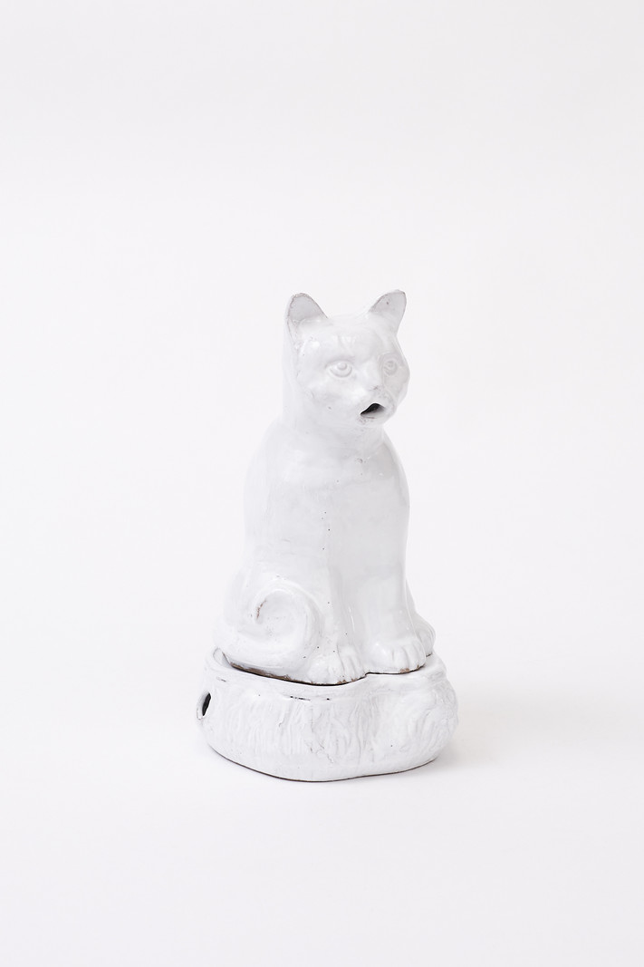 Astier de Villatte Cat Incense Burner