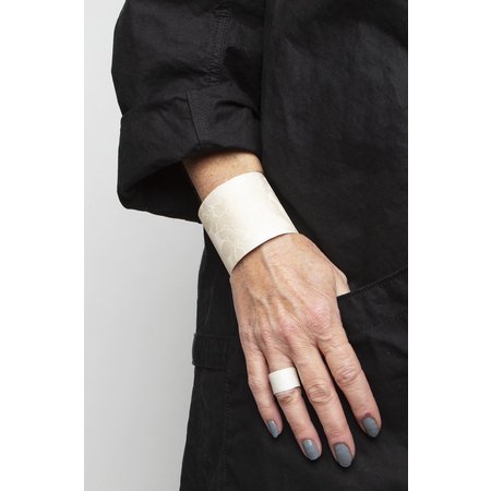 Uma Wang Imprint White Bracelet