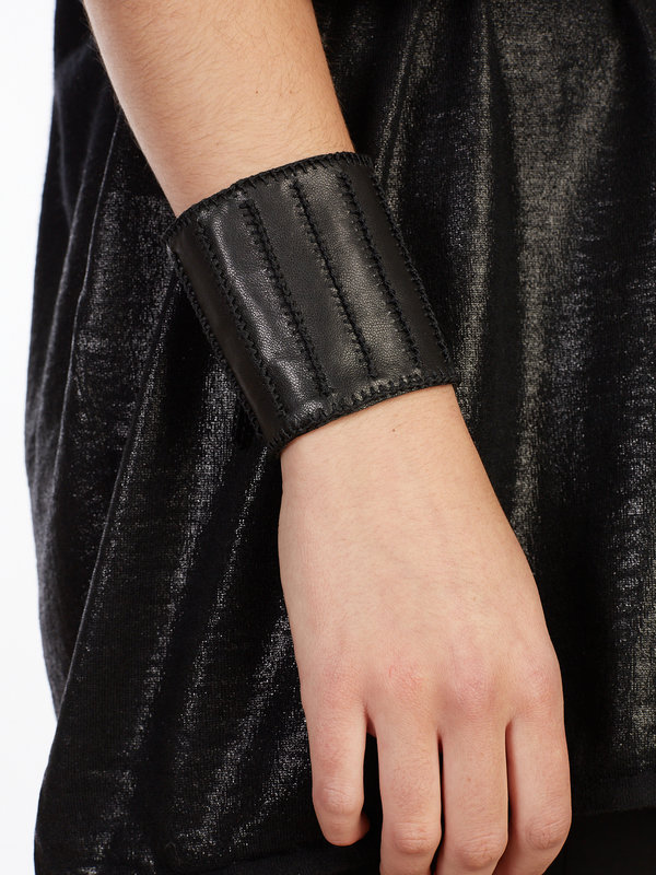 Jean-Francois Mimilla Hand-Stitched Leather Cuff