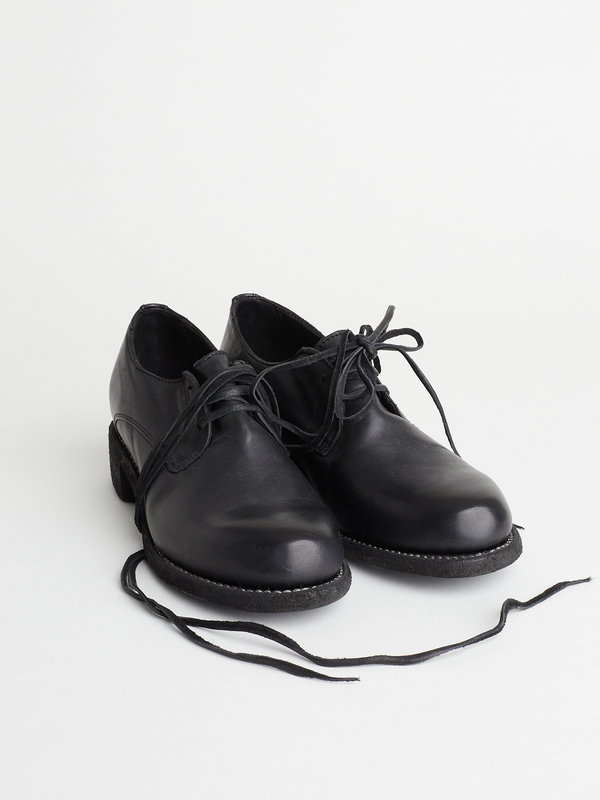 Guidi M82 Black High Heel Shoe