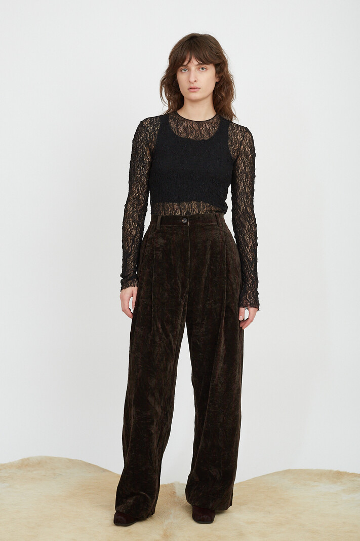 Ziggy Chen Wide Tapered Trousers 0W2330507