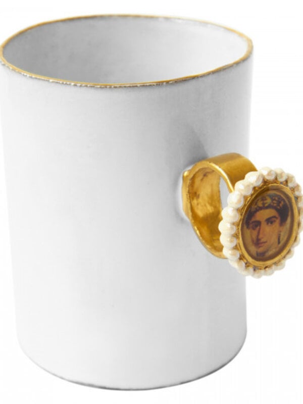 Astier de Villatte Serena Fayum Lady Portrait Ring Cup