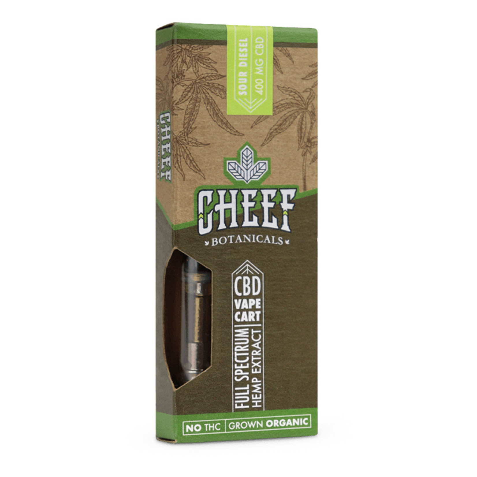 Cheef Botanicals Cheef Botanicals, Vape Cart, Sour Deisel, 400mg