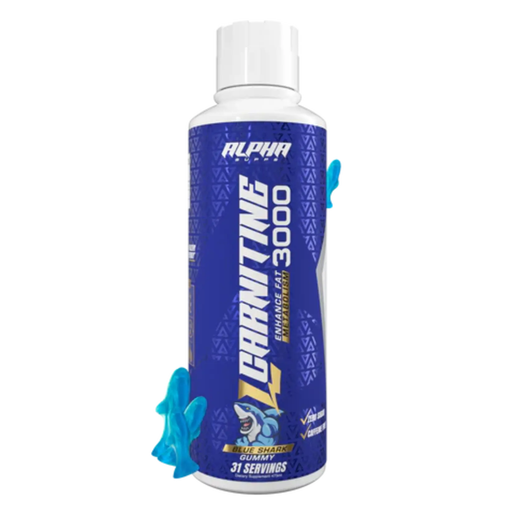 Alpha Supps Alpha Supps L Carnitine Blue Shark Gummy