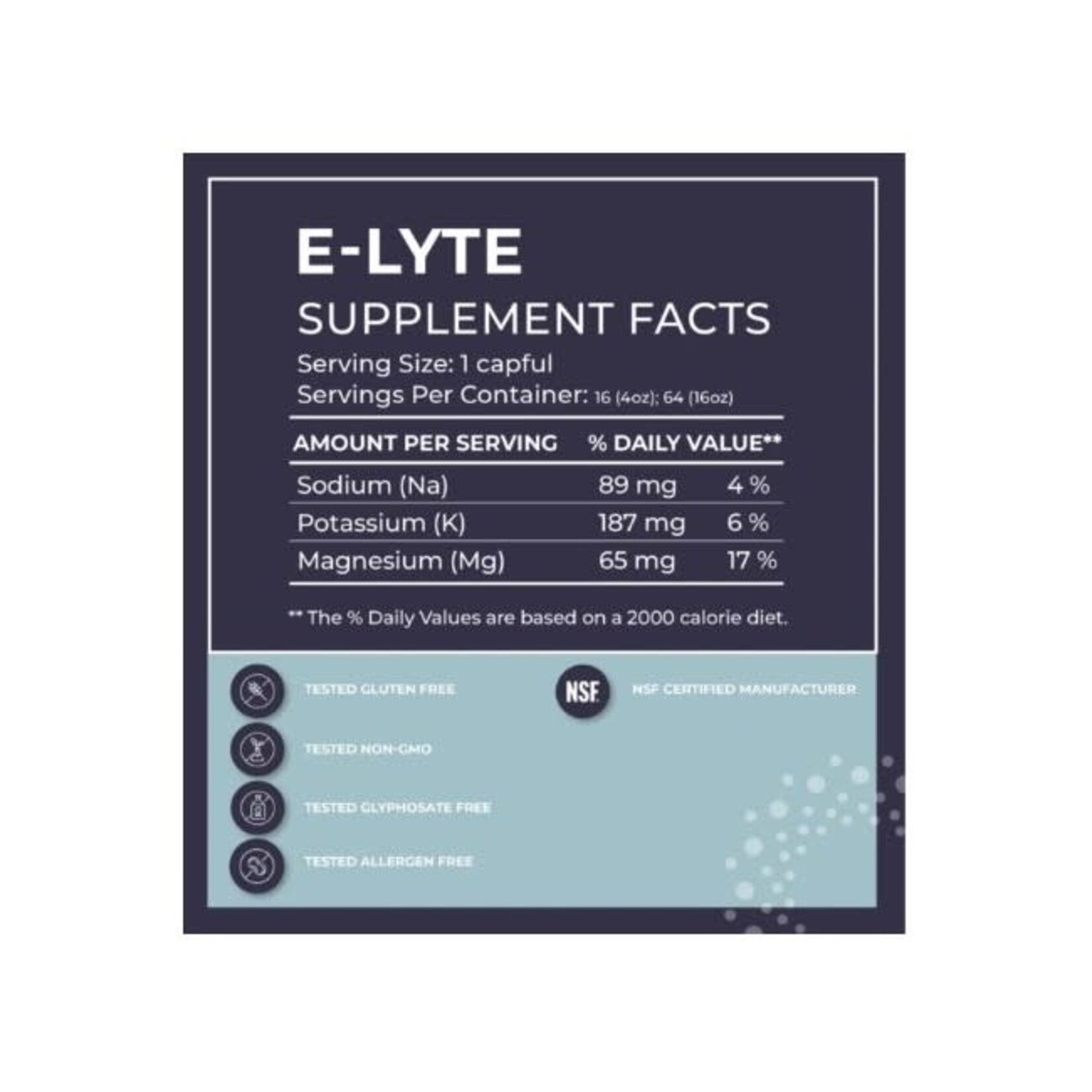 ELECTROLYTE WATER
