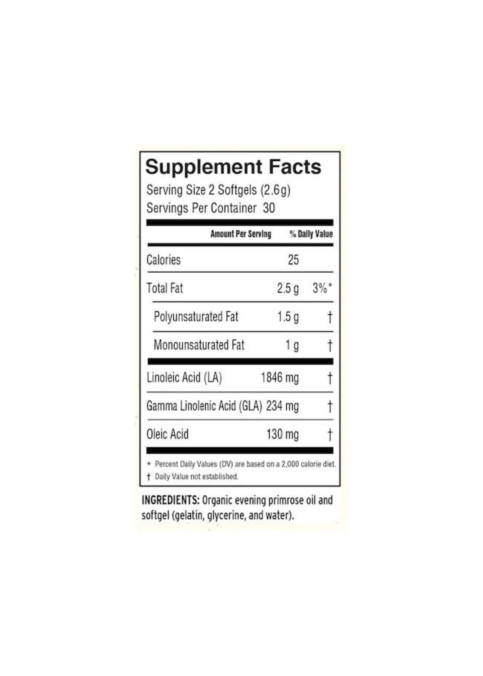 Evening Primrose Oil Barleans