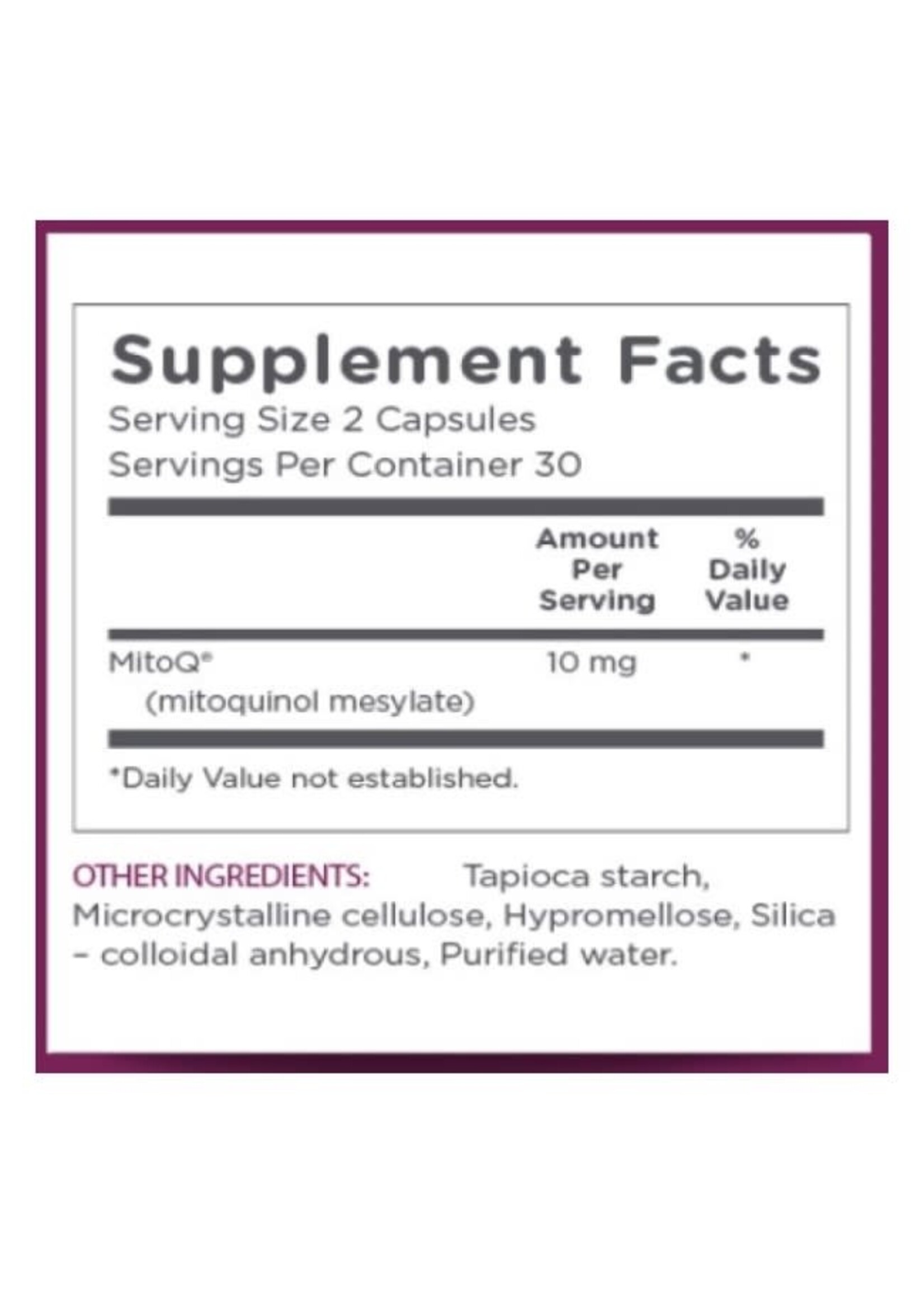 MitoQ 5mg