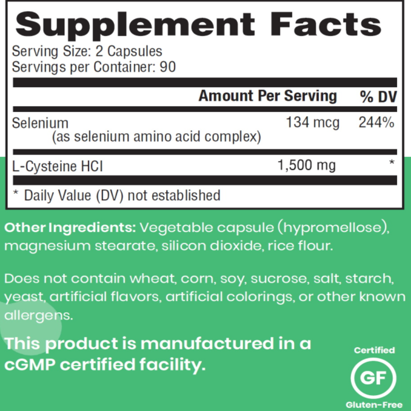 CysReplete LT (w/o Folic Acid)
