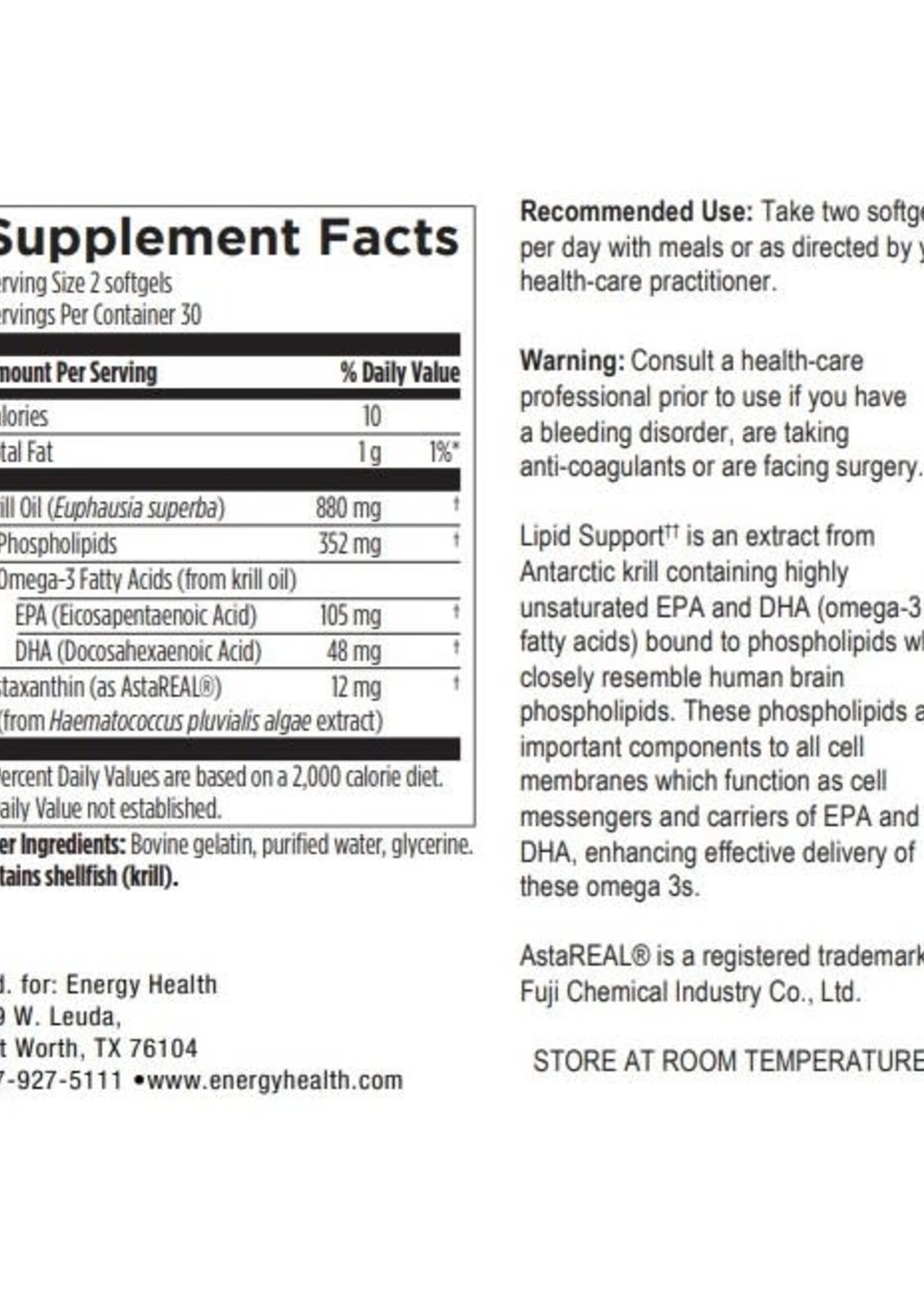 Lipid Support Krill Oil