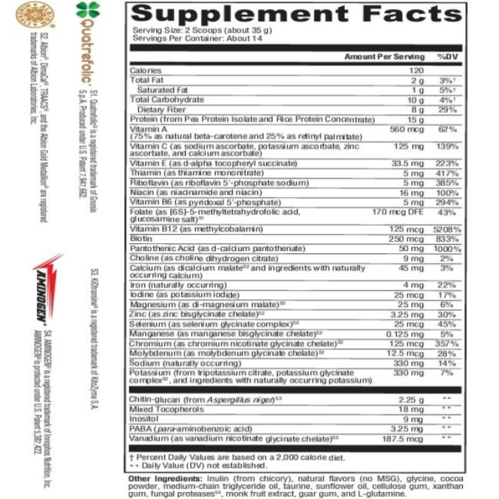 Protein Complete Chocolate - Sugar/Stevia Free