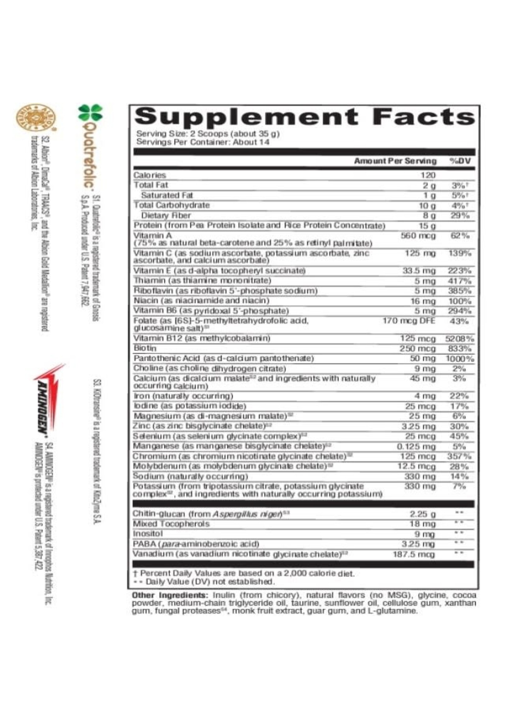 Protein Complete Chocolate - Sugar/Stevia Free