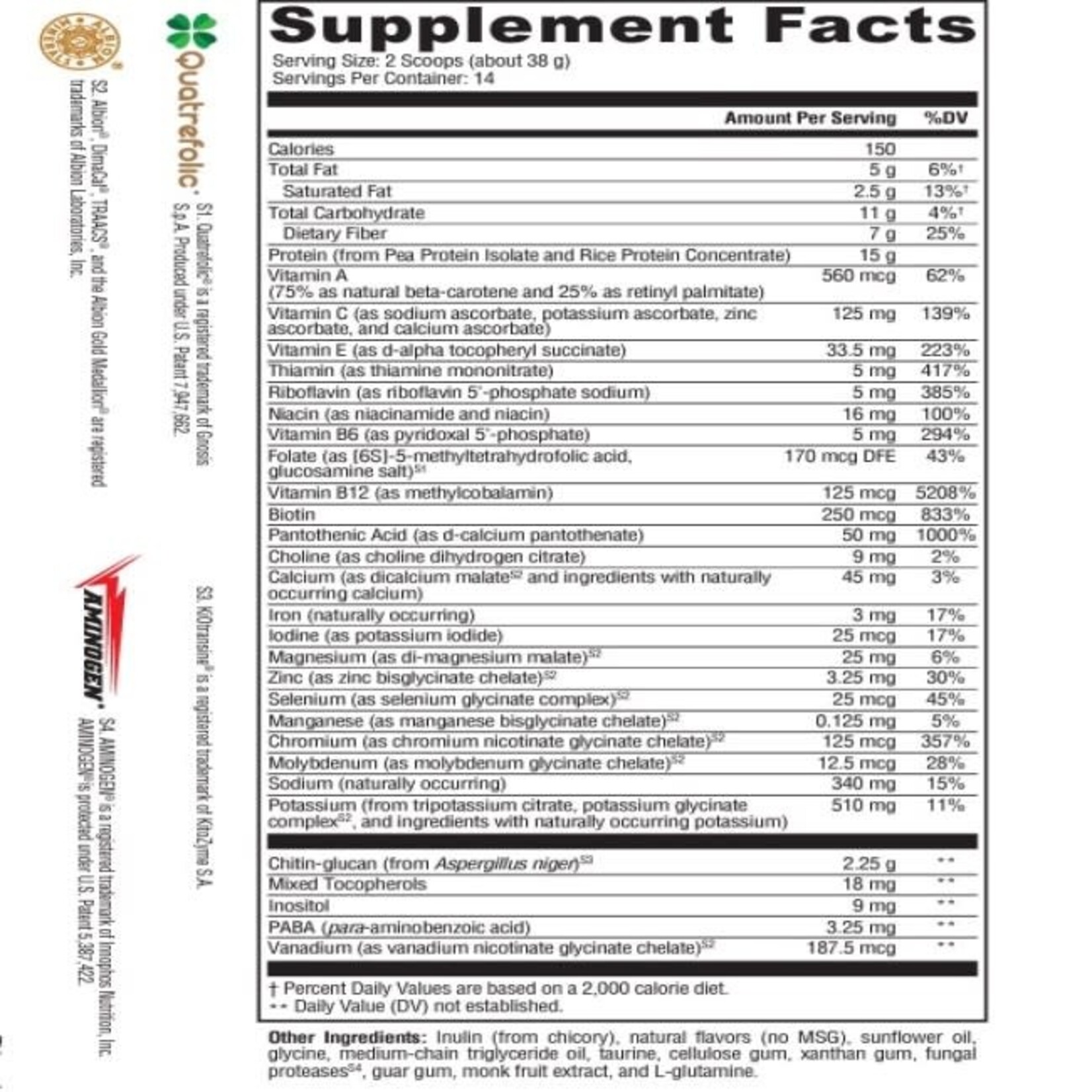 Protein Complete Vanilla - Sugar/Stevia Free