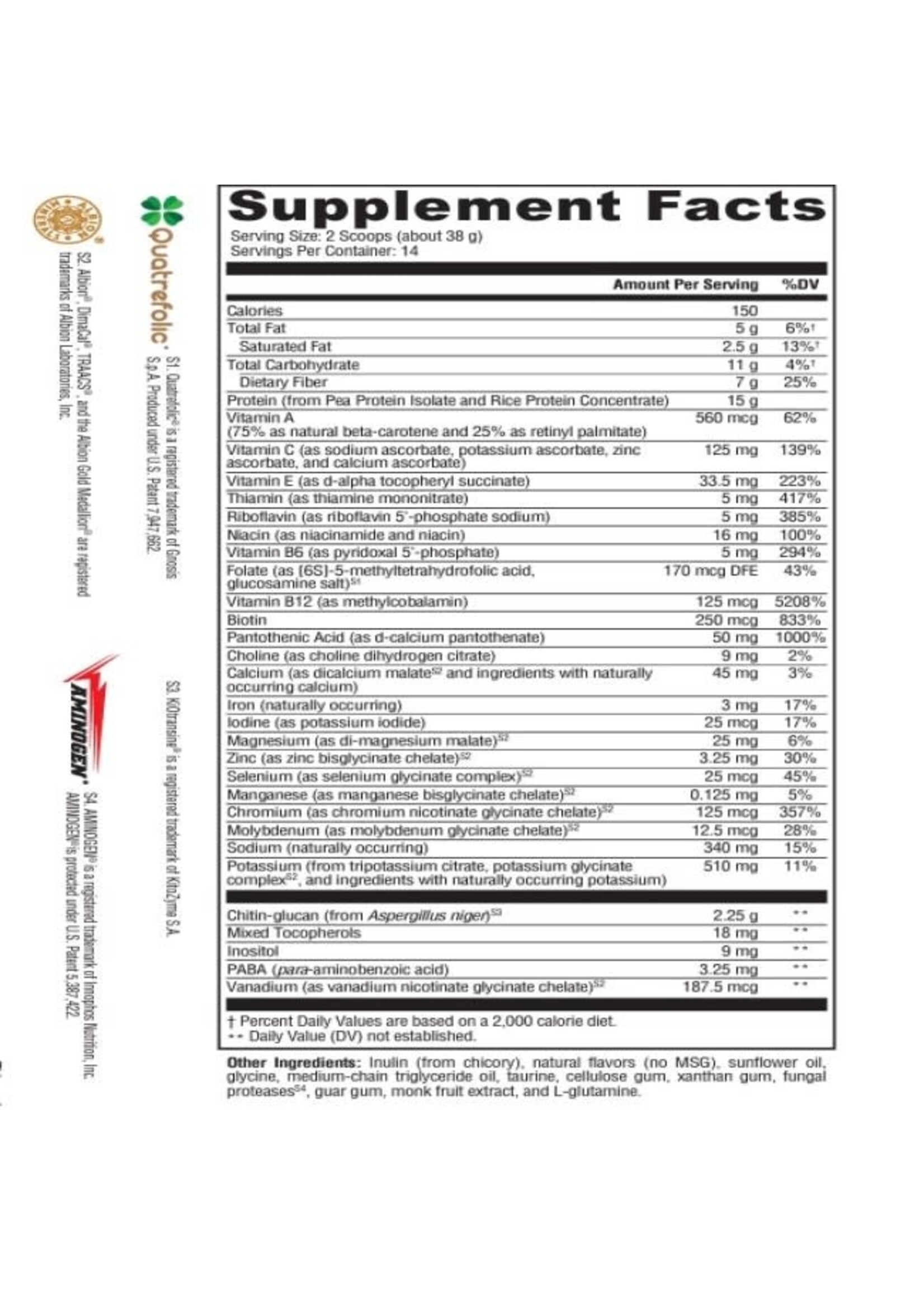 Protein Complete Vanilla - Sugar/Stevia Free