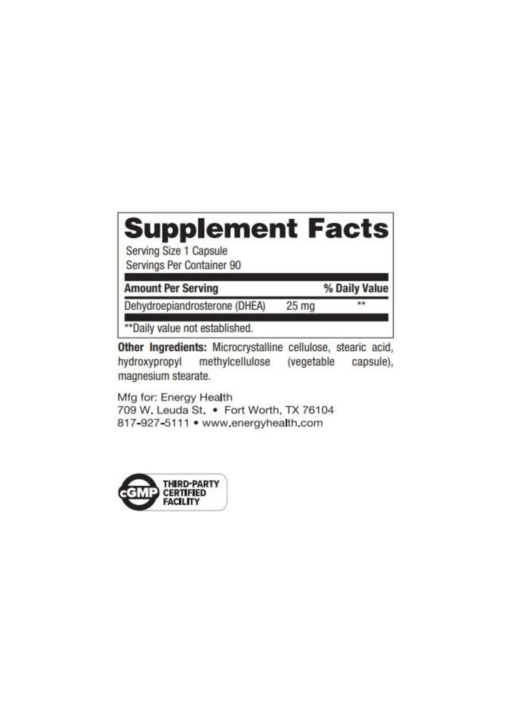 DHEA 25MG