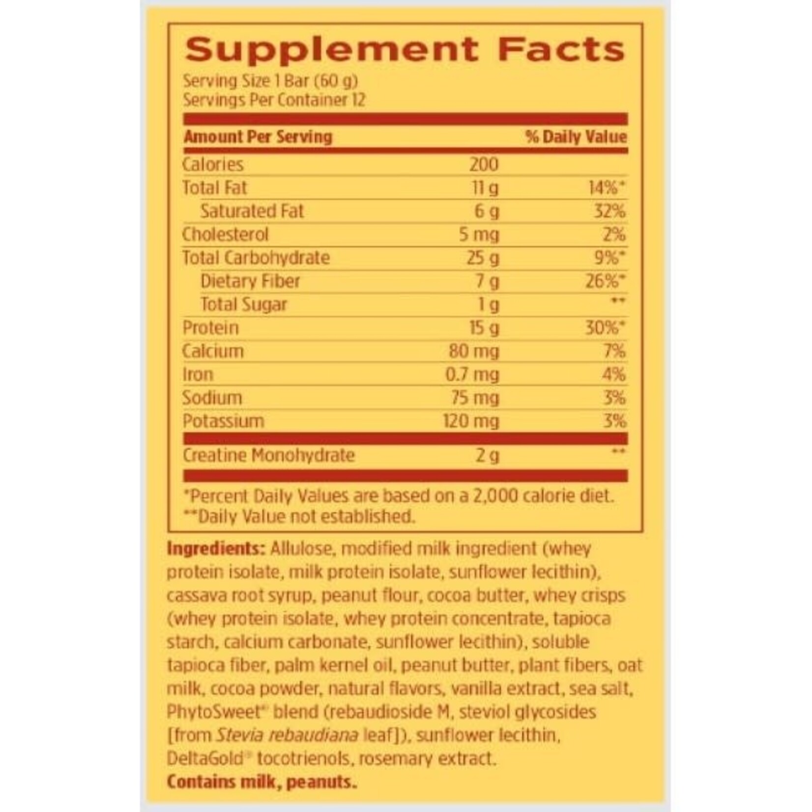 Yes Whey Bar Peanut Butter Crunch