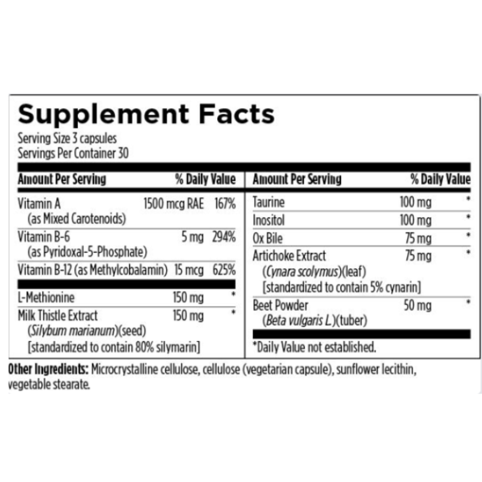 LIVER SUPPORT  (LVGB)