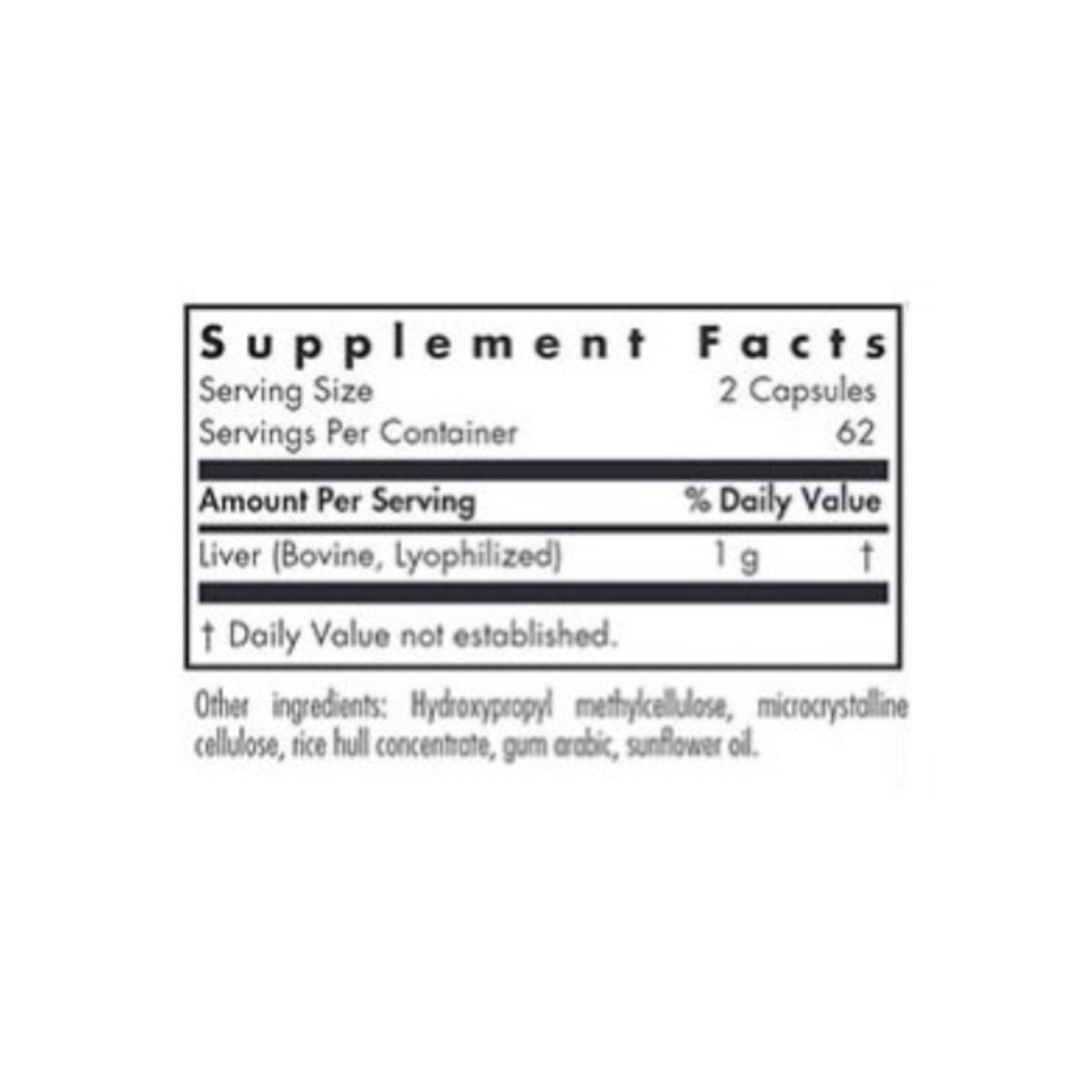 LIVER BEEF NATURAL GLANDULAR