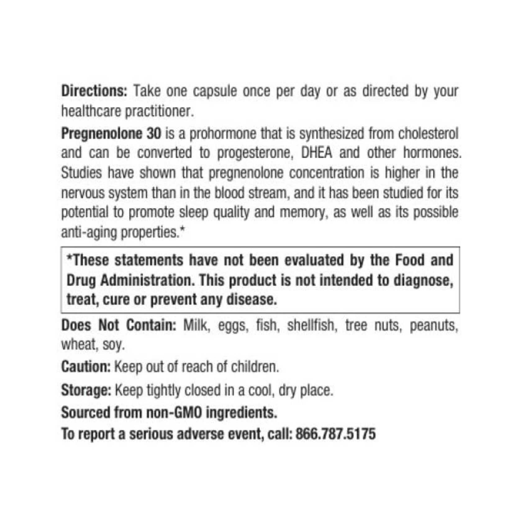 Pregnenolone 30