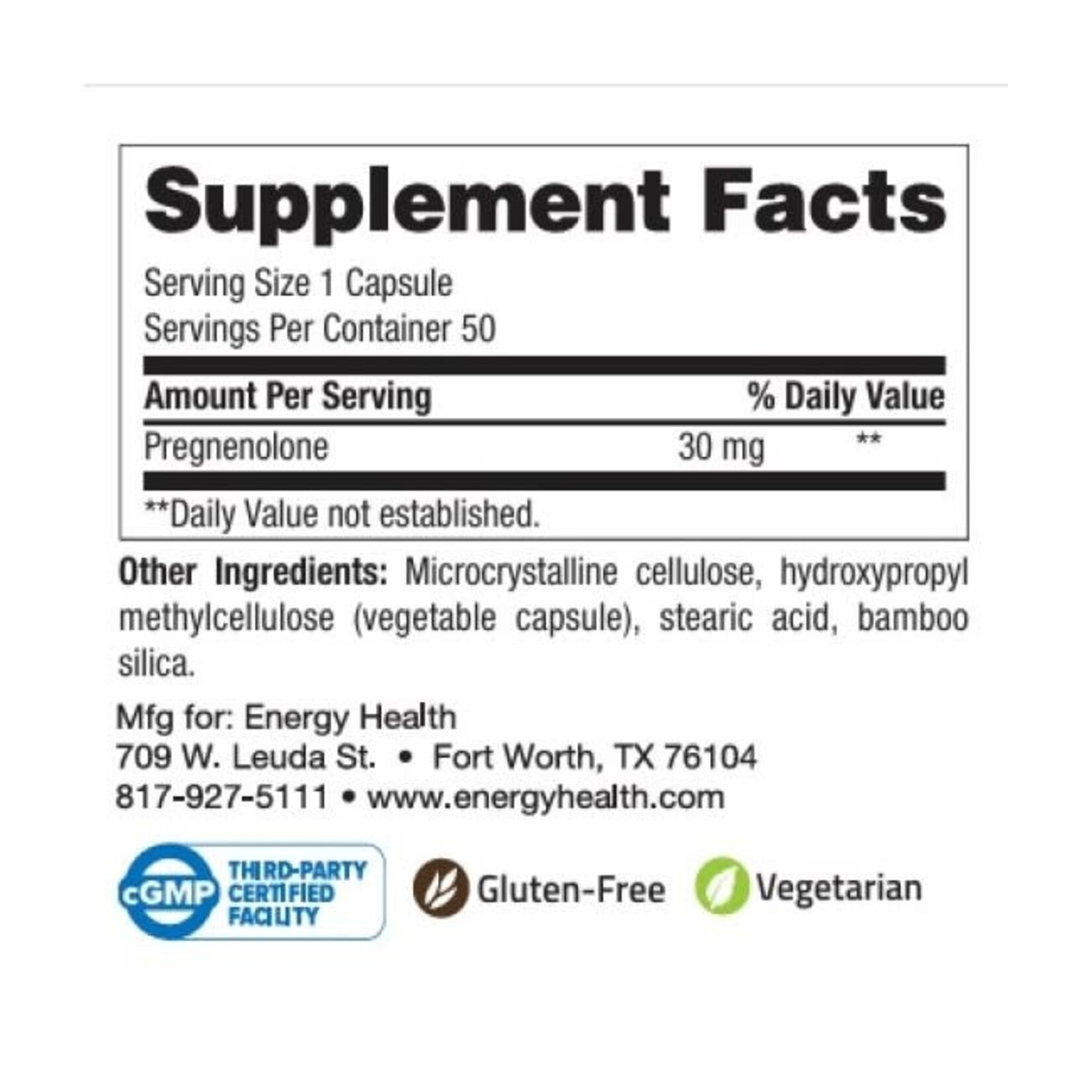 Pregnenolone 30