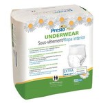 Presto Supreme Classic Protective Underwear X-Large 58" - 68" Maximum Absorbency 14/Pack single