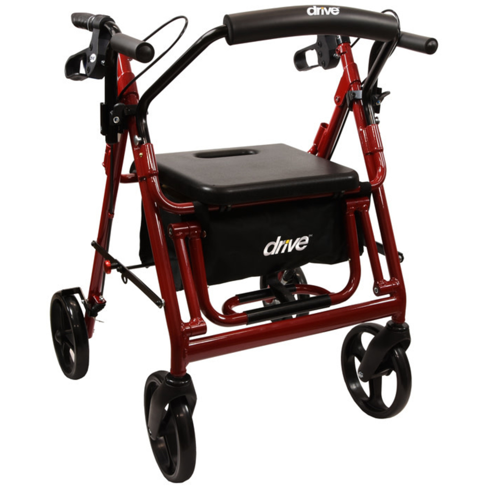 Duet Rollator/TransportChair,Burgdy,1/cs