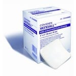 Impregnated Foam Dressing Kendall™ AMD 3.5 X 3 Inch Hydrophilic Polyurethane Foam Polyhexamethylene Biguanide 50-Sterile