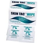 Torbot Skin Tac "H"™ Adhesive Barrier Prep Wipes, Liquid Form, Latex-free, Hypo-allergenic 50/BX