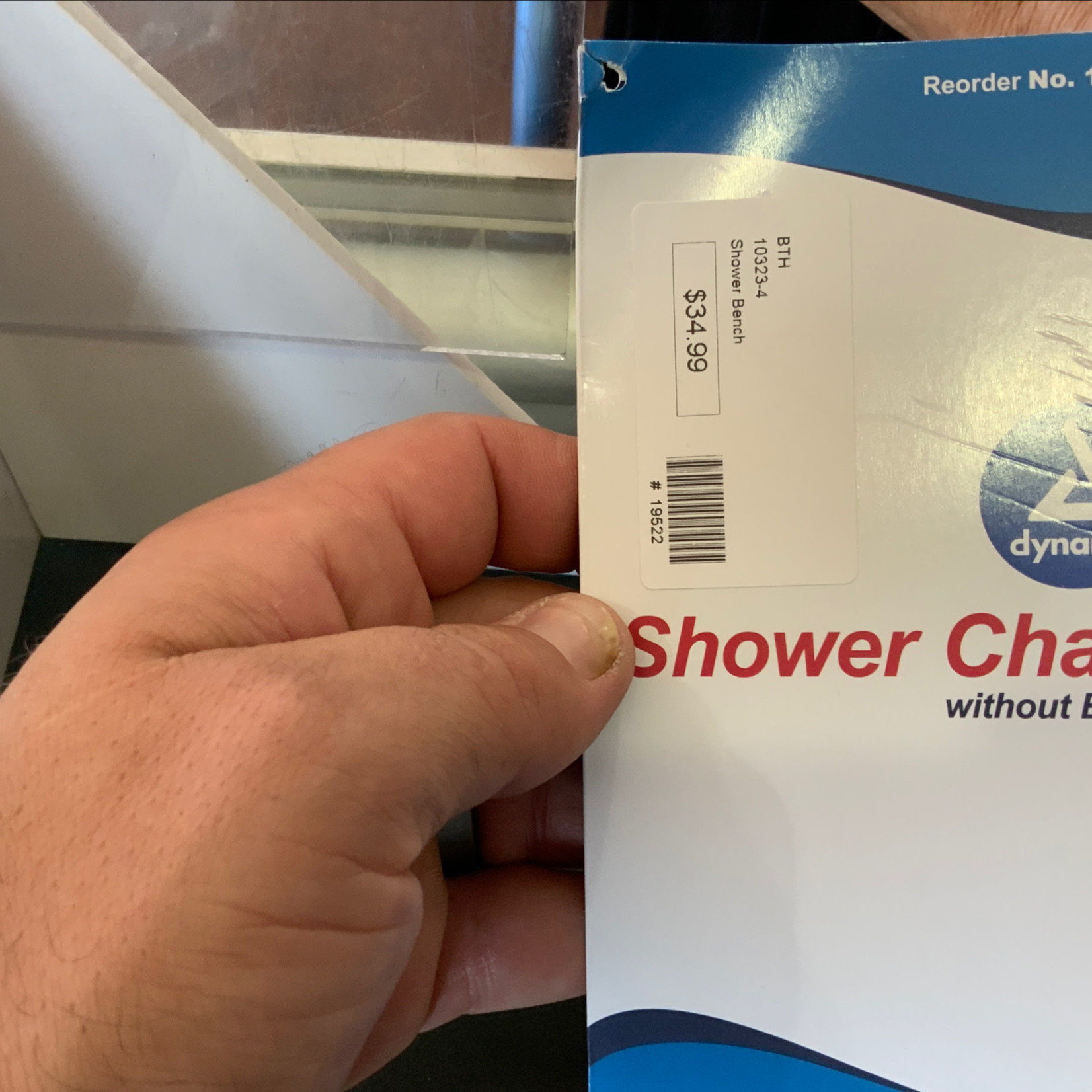 Dynarex Shower Chair Without back
